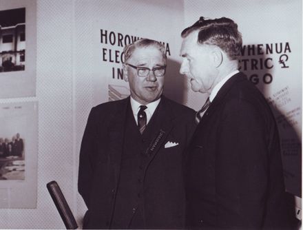 2 men in Consumers Supply display, Electricity Exhibition 1972 - Resource cover image