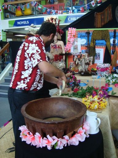 Kava bowl - tanoa - at Celebrating Pasifika week, Levin