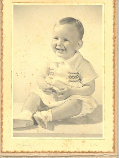 Brian Worboys (as baby), 1947-48