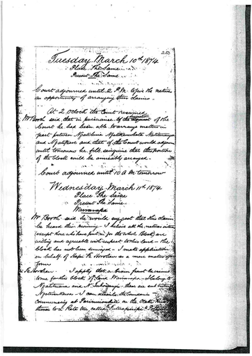 Otaki Maori Land Court Minutebook 2 - 10 March 1874 - Resource cover image