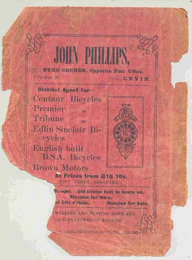 Back cover - Horowhenua Cookery Book - Resource cover image