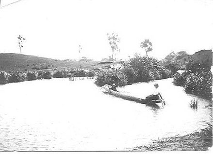 Canoe on Hokio Stream