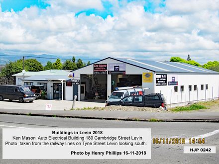 Ken Mason  Auto Electrical Building 189 Cambridge Street Levin  16-11-2018 - Resource cover image