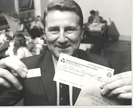 British Bank Official, Pakistan Disaster Relief Fund, 1970