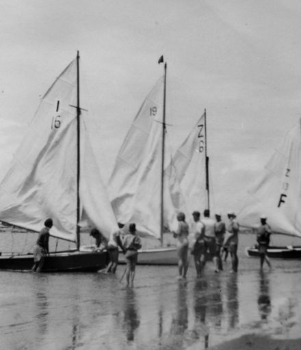 Yachts at Foxton Beach