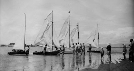 Yachts at Foxton Beach
