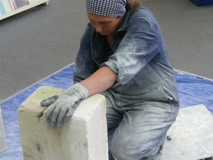 4 Cutting corner off for new sculpture - Resource cover image