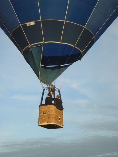 2011 Balloons - Friday morning in Levin Mall Carpark dark blue balloon setting off - Resource cover image