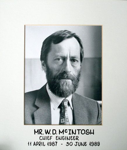 Mr W.D. McIntosh, Chief Engineer, 1987 - 1989