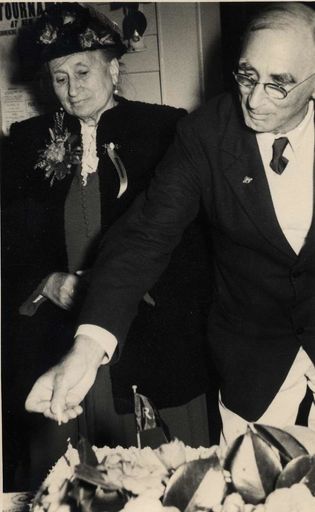 Mrs Lett and Unidentified Man