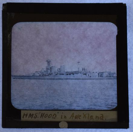 HMS Hood- Magic Lantern Slide HMS Hood- Magic Lantern Slide