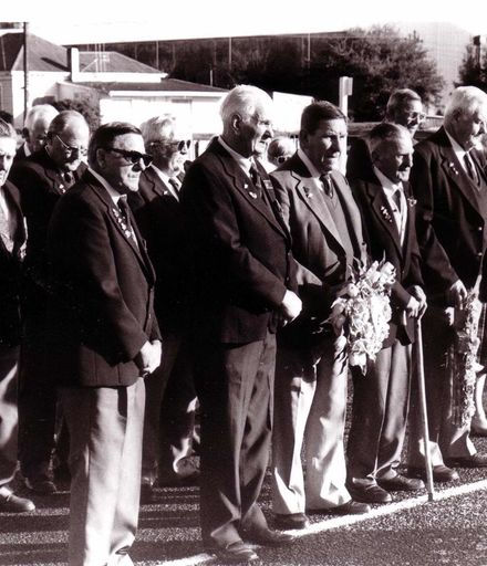 RSA members at wreath laying ceremony, 1995