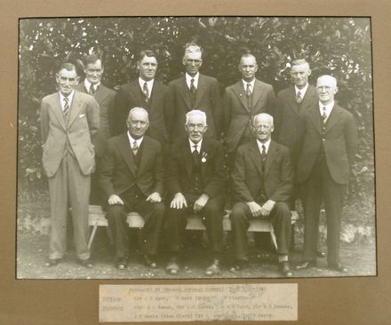 Shannon Borough Councillors, 1938 - 1941