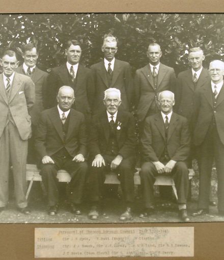 Shannon Borough Councillors, 1938 - 1941