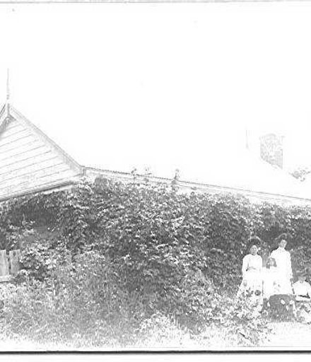 Family of Hector Hugh McDonald at their home