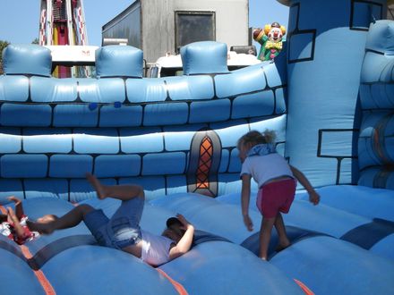 Fun on the Bouncy Castle