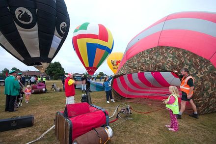 Lift-Off from St Josephs' School - Photo by Trevor Heath