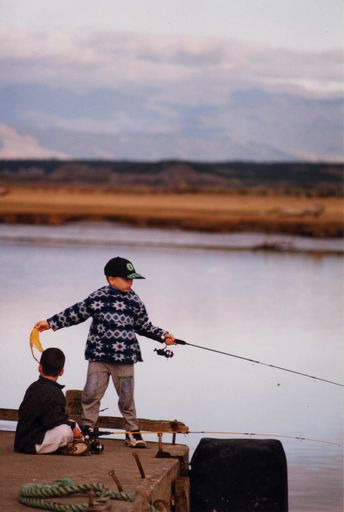 Fishing at Foxton