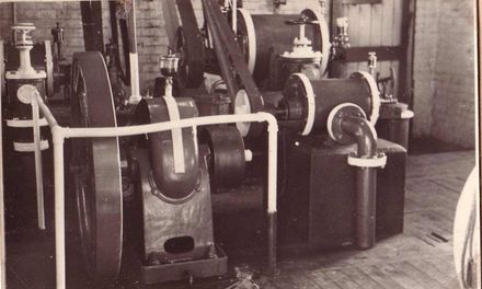 Gas engine to drive pumps