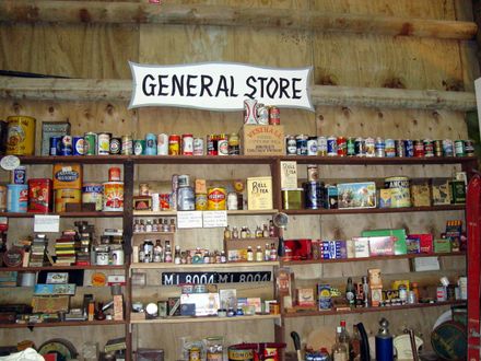 General Store tins