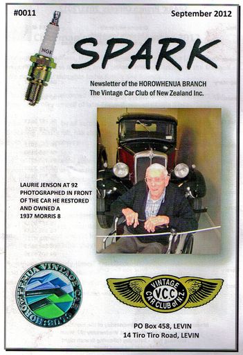 Horowhenua Branch History of Vintage Car Club of N.Z - Resource cover image