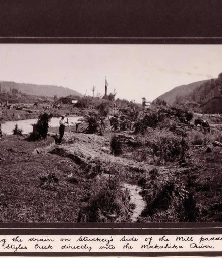 Diverting Styles Creek, 1914