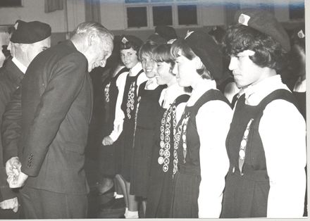 Mayor Fuller & Every Girl's Rally members, 1968