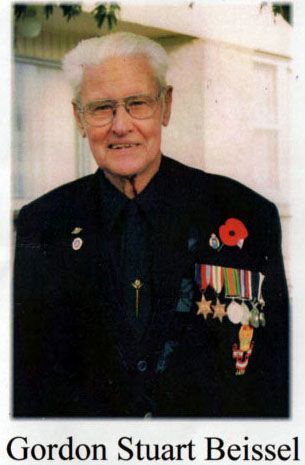 Gordon Stewart Beissel with medals