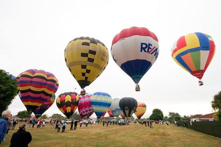 Lift-Off from St Josephs' School - Photo by Trevor Heath