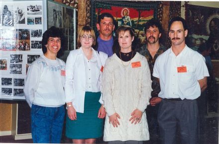 Small group of ex pupils