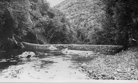Weir at the Water Supply Intake