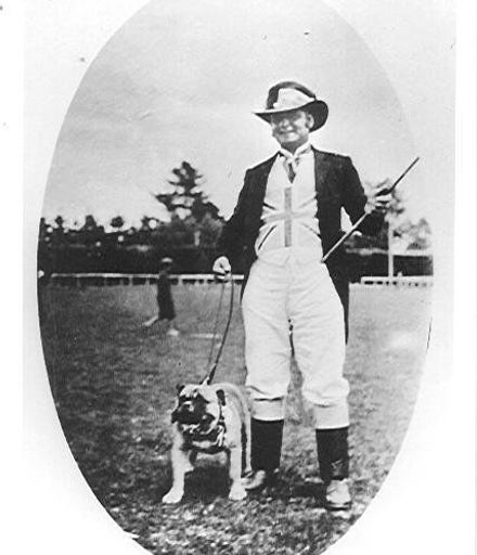 Mr W.G. Vickers dressed as John Bull, 1918