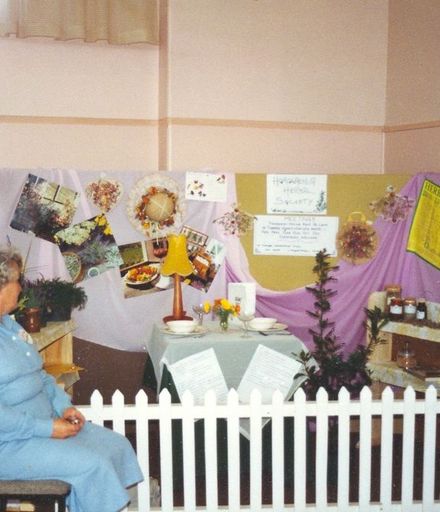 Herbal Society display at Memorial Hall, Levin, October 1990
