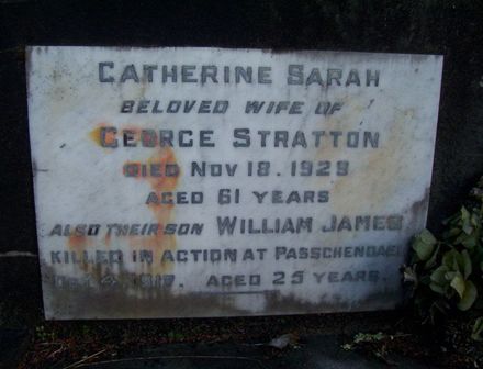 William James STRATTON memorial
