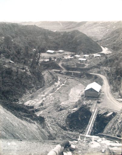 Construction of Mangaore Powerhouse foundations, 1922