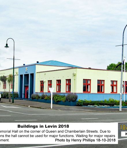 Levin RSA Memorial Hall Chamberlain St. Levin 2018