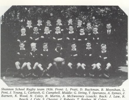 Lewis Ruatiki PENI rugby team photo