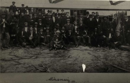 Employees of A & L Seifert's Flax-dressing Co. Ltd., Miranui, c.1910