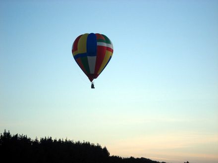 Friday Afternoon - Balloon over Tararua Road, Levin - Resource cover image