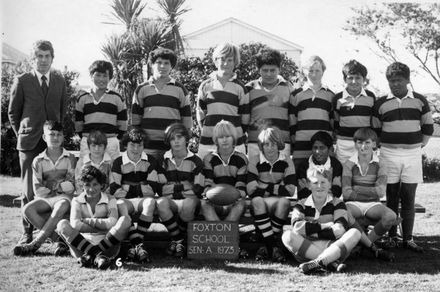 Foxton School Senior A Rugby Team 1973