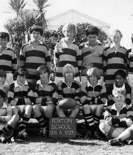 Foxton School Senior A Rugby Team 1973