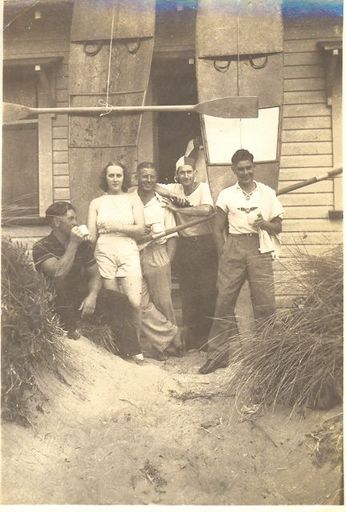 Foxton Surf Club members, 1930