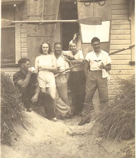Foxton Surf Club members, 1930