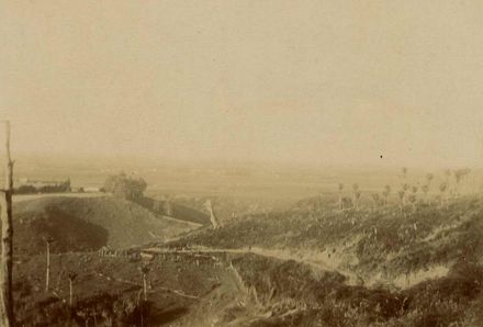 Heights Road with view of Jones Farm 'Round Hill'