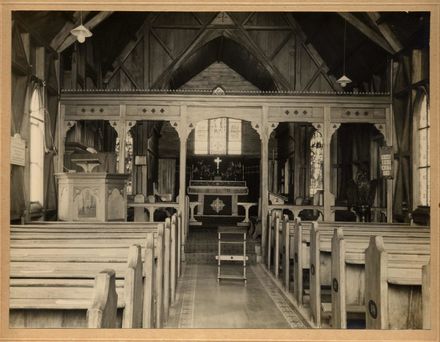 Interior View of All Saints Church, Foxton