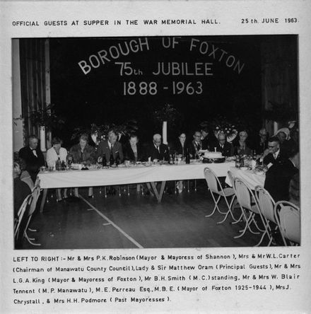 Borough Jubilee Dinner 1963