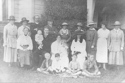 Group at Clyde Adkin's Christening