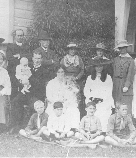 Group at Clyde Adkin's Christening