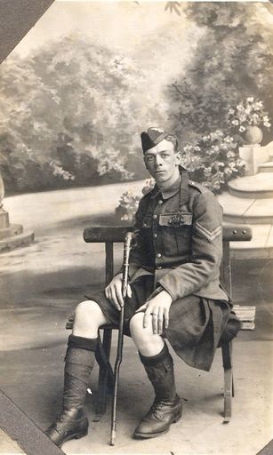 Scottish soldier.  c1914-18? - Resource cover image
