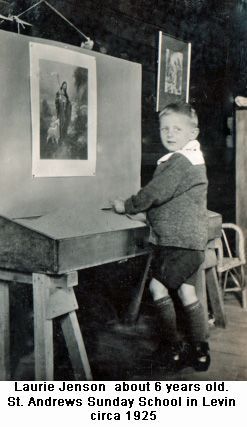 Laurie Jenson 1925 at sunday school - Resource cover image